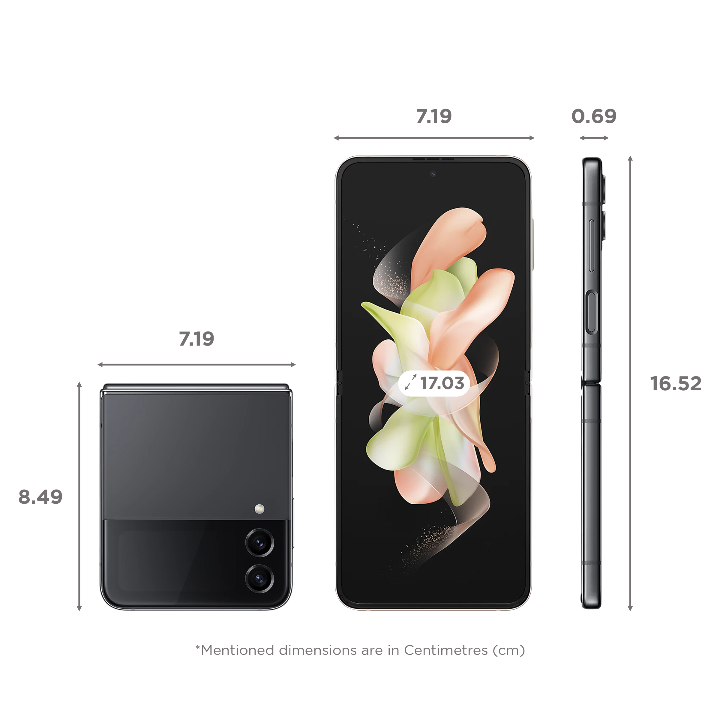 Buy SAMSUNG Galaxy Z Flip4 5G (8GB RAM, 256GB, Graphite